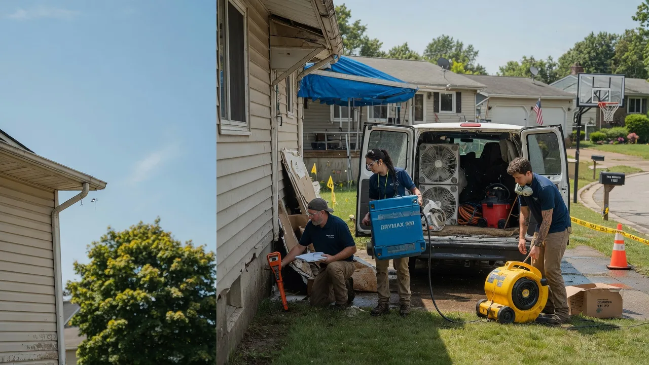 Ceiling Leak Cleanup in Aberdeen, OH near me