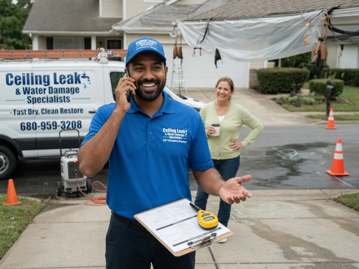 Ceiling Leak Cleanup Aberdeen, OH FAQs